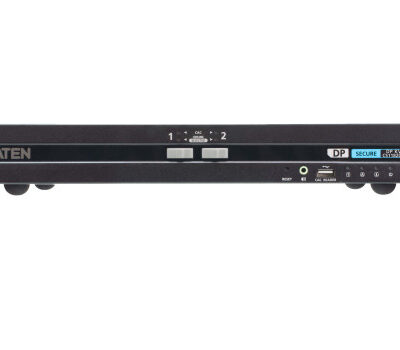 ATEN Switch KVM de seguridad avanzada DisplayPort USB de 2 puertos con CAC (compatible con PSD PP v4.0)