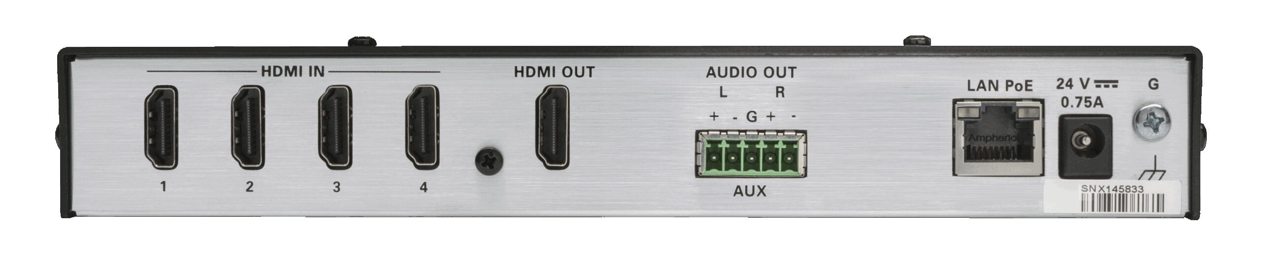 CRESTRON 4X1 4K60 4:4:4 HDR AV SWITCHER (HD-MD4X1-4KZ-E) 6511306 - Imagen 3