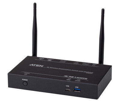 ATEN Switch de presentaciones 4K inalámbrico con Quad View