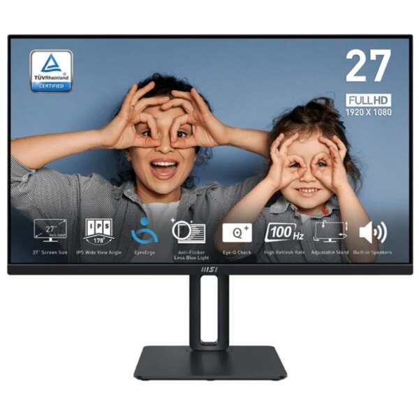 MSI MONITOR PRO MP275P. 27" (69 CM). PLANO. IPS. 1920x1080 (FHD). 16:9. 100HZ. NEGRO. - Imagen 6