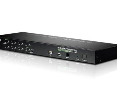 ATEN Switch KVM VGA PS/2-USB de 16 puertos con puerto para conexión en cadena y periféricos USB