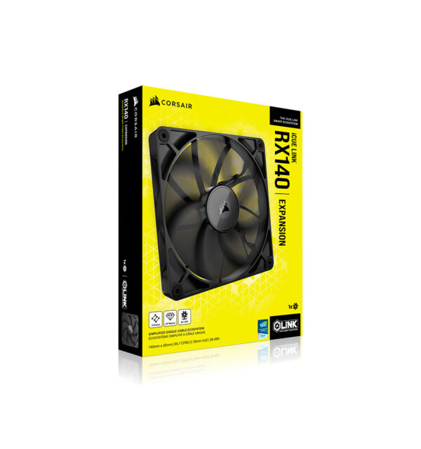 VENTILADOR CAJA CORSAIR RX SERIES iCUE LINK RX140 SINGLE PACK CO-9051011-WW - Imagen 5